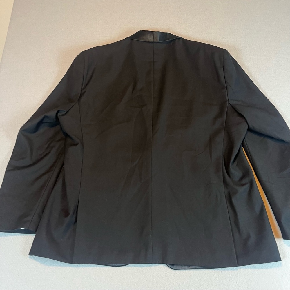 Gino Vitale Men’s Tuxedo Blazer Jacket Black Shawl Lapel Slim Fit Size 48R NEW - Picture 6 of 6
